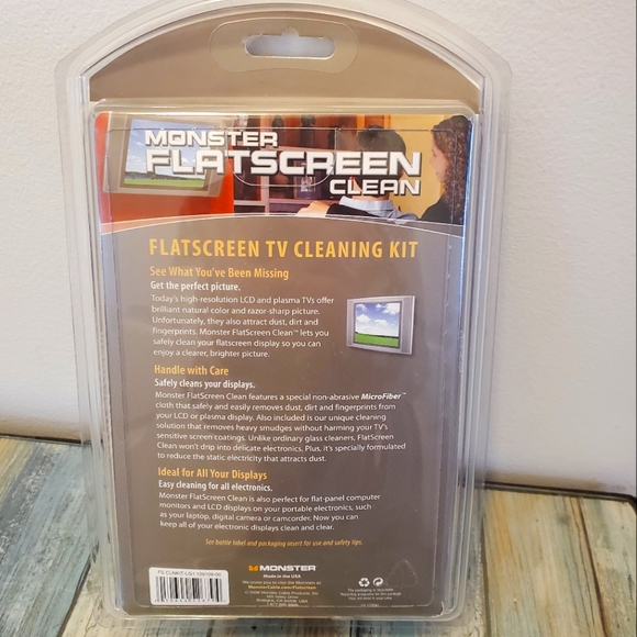 Monster LCD and plasma flat screen cleaning kit - Picture 2 of 2